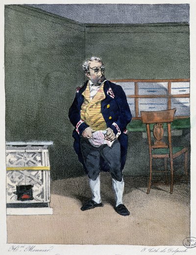 Toimistopoika - Henri Monnierin "" Hallintotavat" -kirjassa tekijältä Henri Bonaventure Monnier