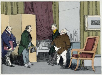 Lisäyspyyntö Henri Monnierin "" Hallintotapojen" -osassa tekijältä Henri Bonaventure Monnier
