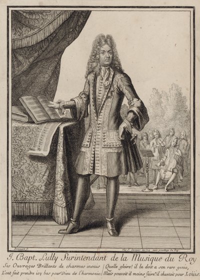 Jean-Baptiste Lully tekijältä Henri Bonnart