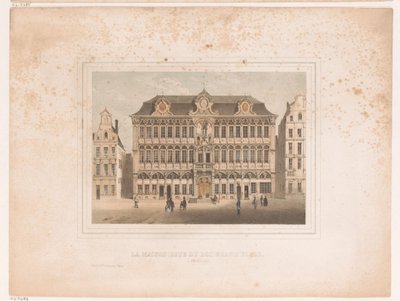 Gezicht op Maison Grand Place te Brussel Talo (tunnetaan nimellä kuninkaan) Grand