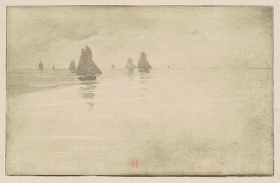Veneitä aamusumussa tekijältä Henri Charles Guérard