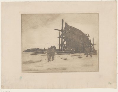 Vene rakenteilla tekijältä Henri Charles Guérard