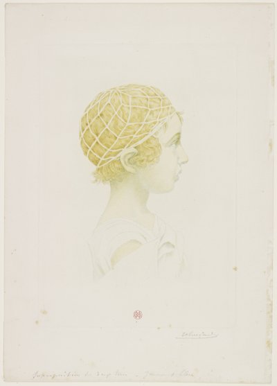 Jean Raimond Guérardin muotokuva, n. 1890 (värikuivakärki) tekijältä Henri Charles Guérard
