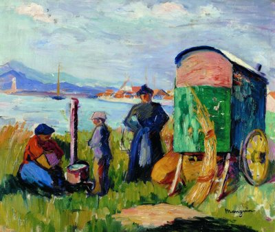 Mustalaisvaunu tekijältä Henri Charles Manguin