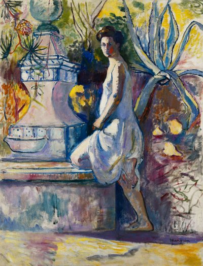 Joan suihkulähteellä, Villa Demiere tekijältä Henri Charles Manguin