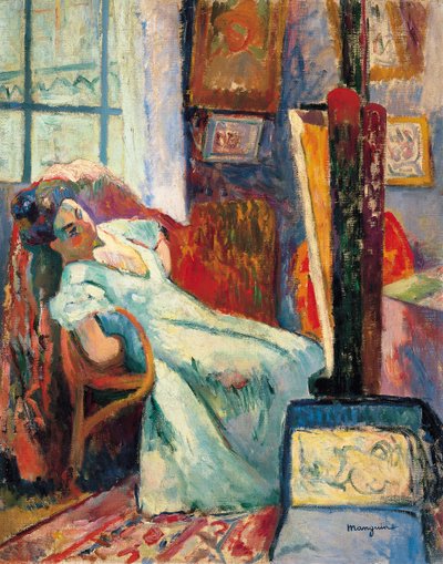 Malli Resting, 1905 tekijältä Henri Charles Manguin