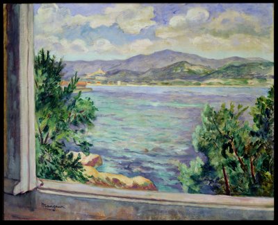 St. Tropezin lahti Oustaletista tekijältä Henri Charles Manguin