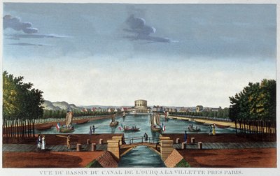 La Villette Basin, Pariisi tekijältä Henri Courvoisier-Voisin