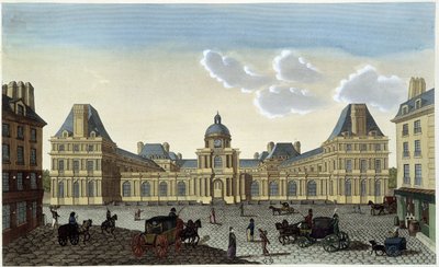 Näkymä Palais du Luxembourgista, noin 1820 - Courvoisierin "" Näkymät Pariisiin "" tekijältä Henri Courvoisier-Voisin