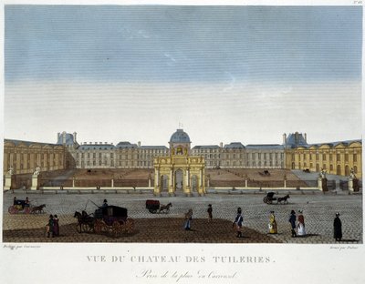 Näkymä Chateau des Tuileries