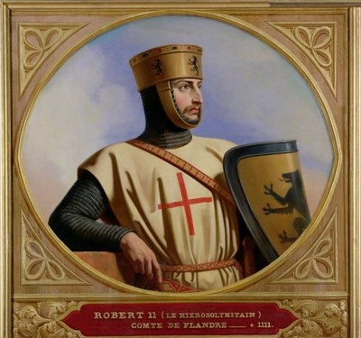 Robert II le Hierosolymitain, Flanderin kreivi (k. 1111) 1843 tekijältä Henri Decaisne