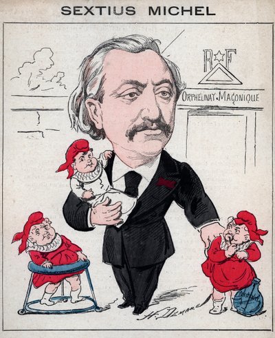 Sextius Michel (1827 - 1906) poliitikko ja provencelaiskirjeen kielen kirjoittaja Henri Demaren teoksessa "Les Hommes d