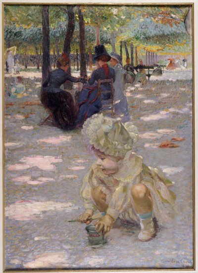 Elokuun iltapäivä Luxemburgissa, 1886 tekijältä Henri Edmond Cross
