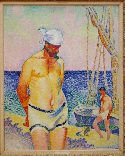 Lesteur, 1908 tekijältä Henri Edmond Cross