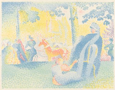 Champs-Elysees tekijältä Henri Edmond Cross