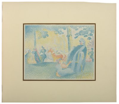 Les Champs Elysees, Pan, 1898 tekijältä Henri Edmond Cross