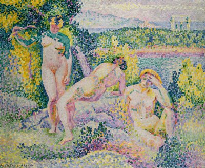 Nymfit, 1906 tekijältä Henri Edmond Cross