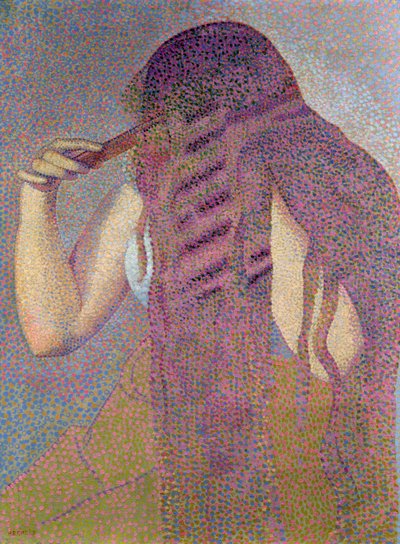 Hiukset, n. 1892 tekijältä Henri Edmond Cross