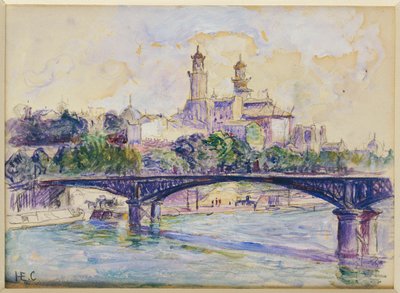 Seine Trocaderon edessä tekijältä Henri Edmond Cross