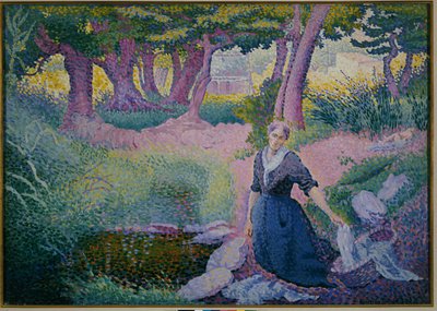 Pesukone, 1895-96 tekijältä Henri Edmond Cross