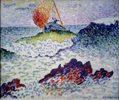 Haaksirikko. Henri Delacroix Dit Crossin (Henri Edmond Cross) maalaus (1856-1910) tekijältä Henri Edmond Cross