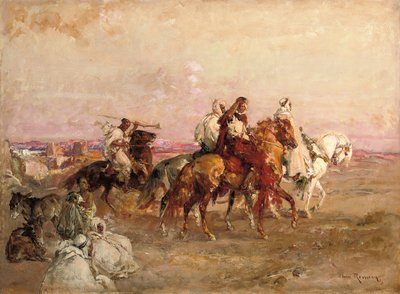 Yö Etelä-Oranissa; Ilta Etelä-Oranaisissa tekijältä Henri Emilien Rousseau