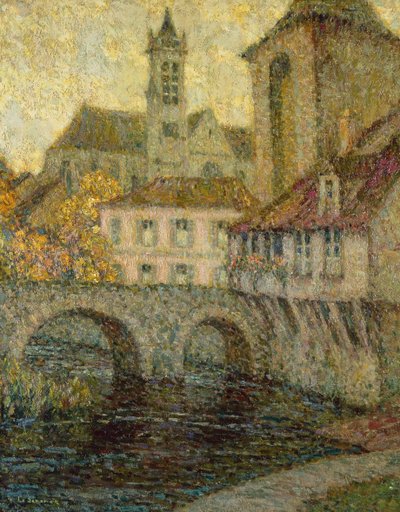 Porte de Bourgogne, Moret tekijältä Henri Eugene Augustin Le Sidaner