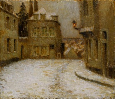 Neige, Montmartre tekijältä Henri Eugene Augustin Le Sidaner