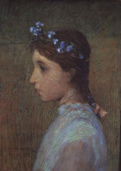 Marguerite Le Sidanerin muotokuva tekijältä Henri Eugene Augustin Le Sidaner