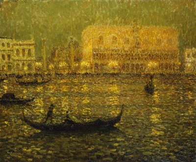 Ducal Palace; Le Palais Ducal tekijältä Henri Eugene Augustin Le Sidaner