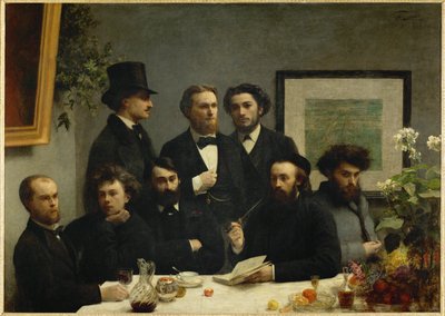 Coin de table (maalaus kankaalle) tekijältä Henri Fantin-Latour