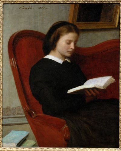 La liseuse - Lukija tekijältä Henri Fantin-Latour