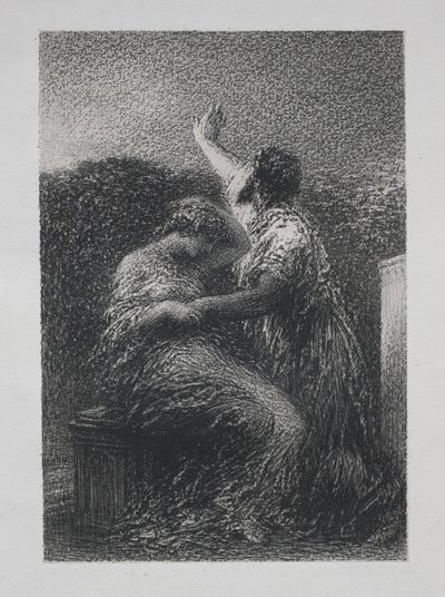 Taikuri Baltajar ja Fatime tekijältä Henri Fantin-Latour