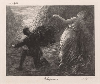 Manfred ja Astarte tekijältä Henri Fantin-Latour