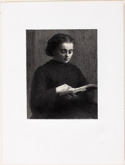 Lukeminen tekijältä Henri Fantin-Latour