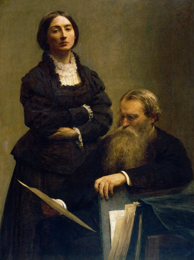 M. ja Mme Edwardsin muotokuva tekijältä Ignace Henri Jean Fantin Latour