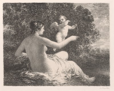 Venus ja Cupid tekijältä Henri Fantin-Latour