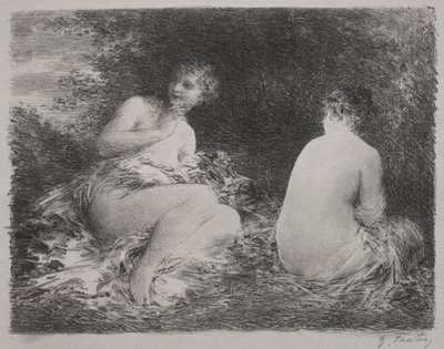 Uimarit tekijältä Ignace Henri Jean Fantin Latour