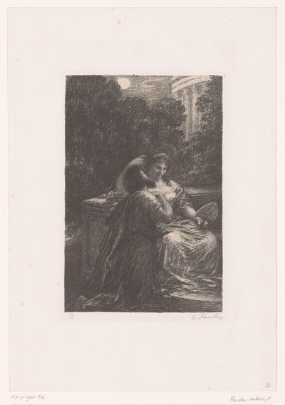 Dido ja Aeneas kuunvalossa Les Troyens a Carthage. Laki III. Duo d