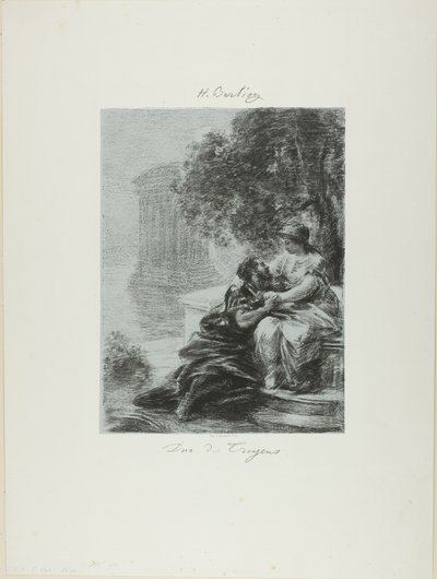 Troijalaisten duetto, ensimmäinen levy tekijältä Ignace Henri Jean Fantin Latour