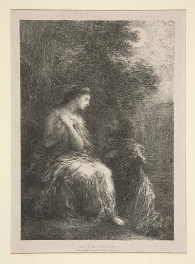 Duo of tekijältä Ignace Henri Jean Fantin Latour