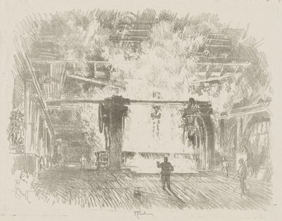 Englannin sotatyö: Panssarilevyn tekeminen tekijältä Ignace Henri Jean Fantin Latour