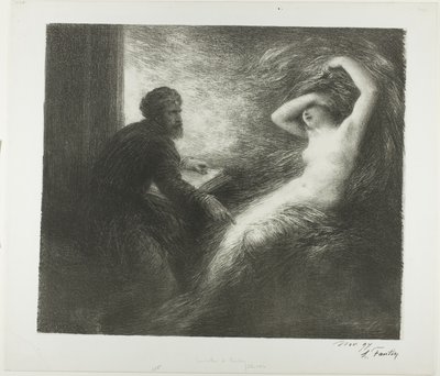Mielikuva Kundrysta tekijältä Ignace Henri Jean Fantin Latour