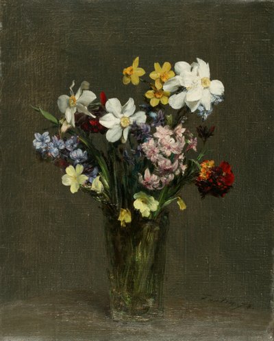 Kukkia Maljakossa tekijältä Henri Fantin Latour