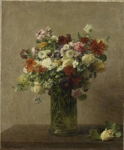 Kukkia Normandiasta tekijältä Ignace Henri Jean Fantin Latour