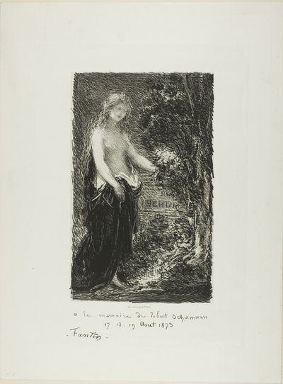Robert Schumannin muistolle tekijältä Ignace Henri Jean Fantin Latour
