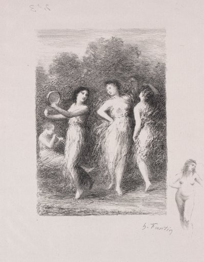 Nuori potilas tekijältä Ignace Henri Jean Fantin Latour