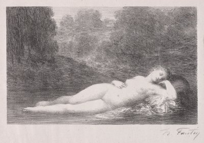 Makaa vedessä tekijältä Ignace Henri Jean Fantin Latour