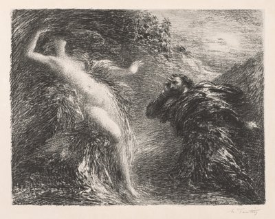 Manfred ja Astarte tekijältä Ignace Henri Jean Fantin Latour