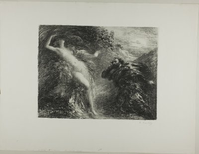Manfred ja Astartea, kolmas levy tekijältä Ignace Henri Jean Fantin Latour